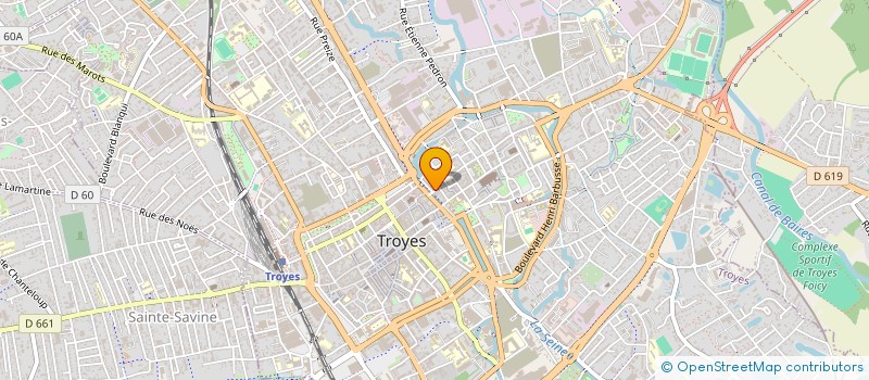 localisation de l'entreprise SBR ET COMPAGNIE  TROYES