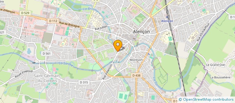 localisation de l'entreprise SBR INVESTISSEMENTS  ALENCON