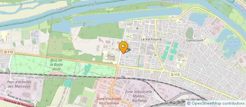 localisation de l'entreprise SBR PROD  MANTES-LA-JOLIE