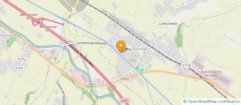 localisation de l'entreprise SBR SOLUTIONS  BAZIEGE