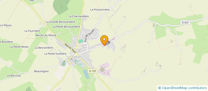 localisation de l'entreprise SBR4U à CETON