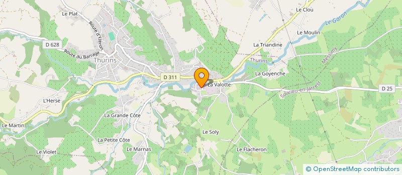 localisation de l'entreprise SBRAVA FRERES  RONTALON