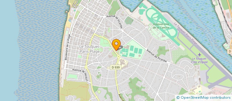 localisation de l'entreprise SBRH LITTORAL  LE TOUQUET-PARIS-PLAGE