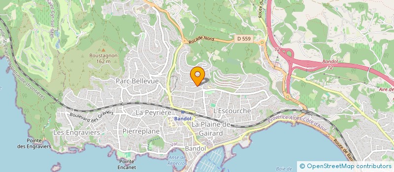 localisation de l'entreprise SBRI  BANDOL