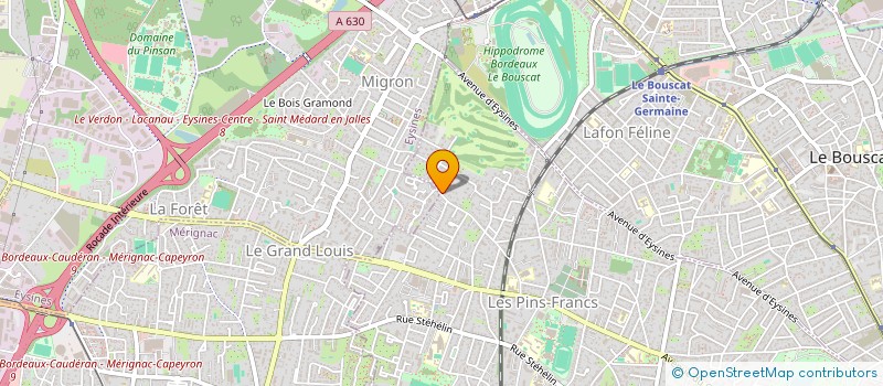 localisation de l'entreprise SBRM  BORDEAUX