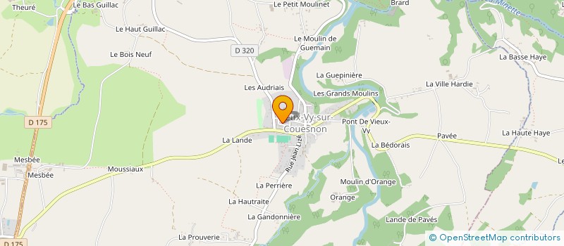 localisation de l'entreprise SBS à VIEUX-VY-SUR-COUESNON