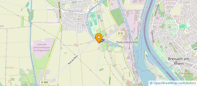 localisation de l'entreprise SBS  VOLGELSHEIM