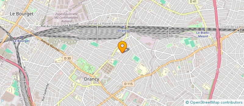localisation de l'entreprise SBS à DRANCY