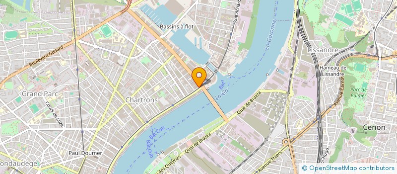 localisation de l'entreprise SBS à BORDEAUX