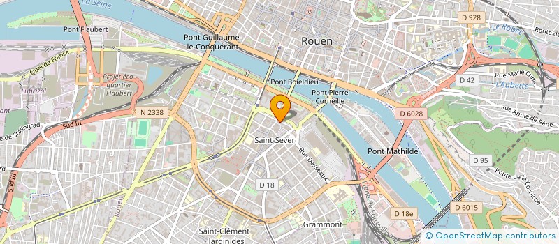 localisation de l'entreprise SBS à ROUEN