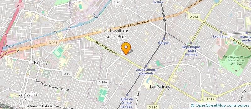 localisation de l'entreprise SBS à LES PAVILLONS-SOUS-BOIS