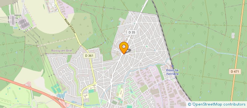 localisation de l'entreprise SBS  OZOIR-LA-FERRIERE