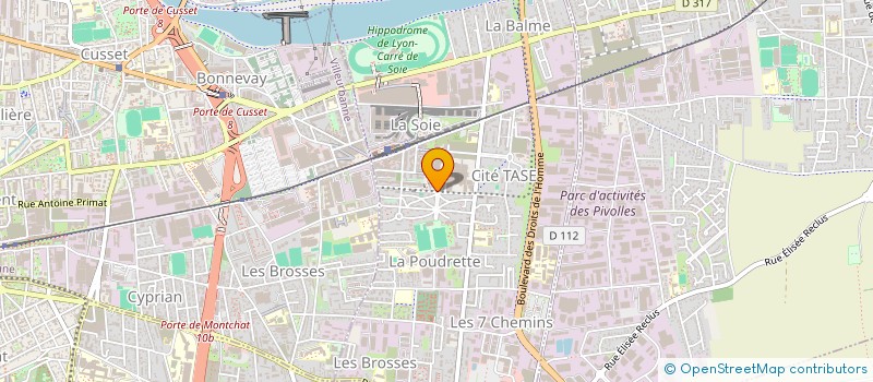 localisation de l'entreprise SBS AUDIT 26  VAULX-EN-VELIN