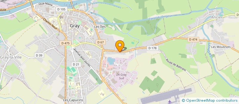 localisation de l'entreprise SBS AUTOSERVICES  GRAY