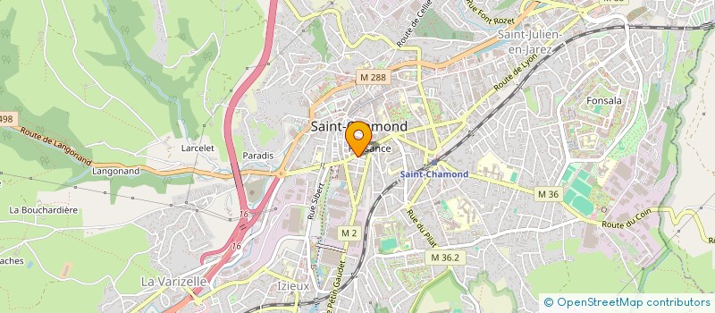 localisation de l'entreprise SBS CONSTRUCTIONS à SAINT-CHAMOND