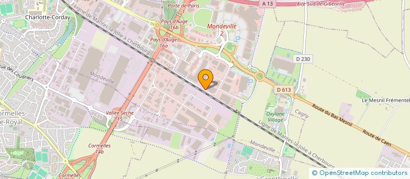 localisation de l'entreprise SBS HABITAT  MONDEVILLE