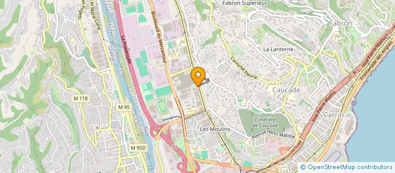 localisation de l'entreprise SBS HOLDING  NICE