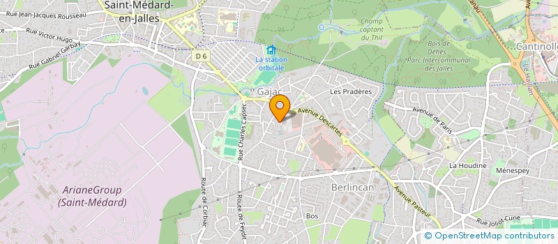 localisation de l'entreprise SBS IMMO  SAINT-AUBIN-DE-MEDOC