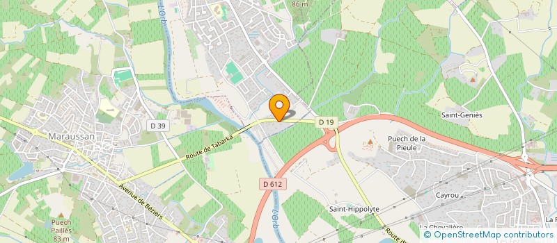 localisation de l'entreprise SBS INVEST  LIGNAN-SUR-ORB