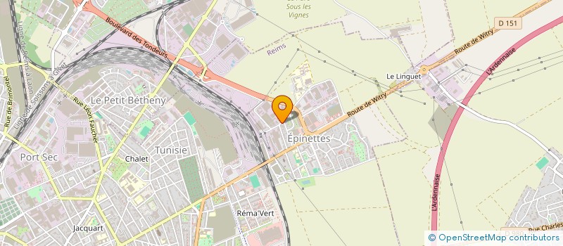 localisation de l'entreprise SBS RENOVATION REMOISE  REIMS