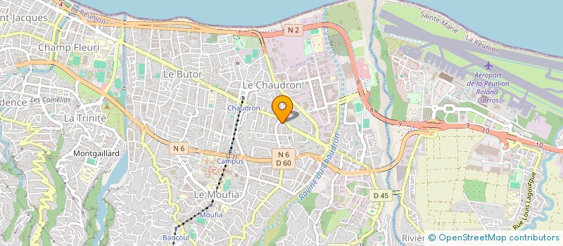 localisation de l'entreprise SBS S.A.S à SAINT-DENIS