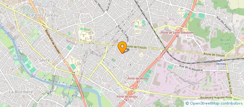 localisation de l'entreprise SBSA CONSULTANTS à VERTOU