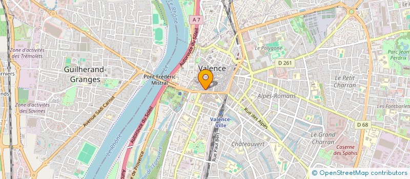 localisation de l'entreprise SBSC  VALENCE