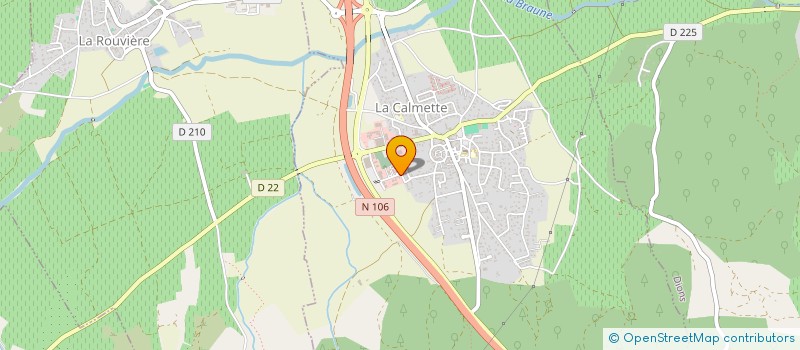 localisation de l'entreprise SBSM  LA CALMETTE