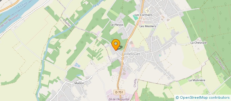 localisation de l'entreprise SBSP  LE CONTROIS-EN-SOLOGNE