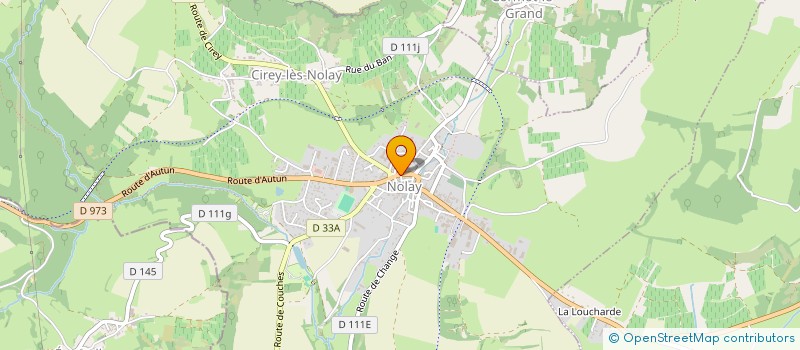 localisation de l'entreprise SBSP à NOLAY