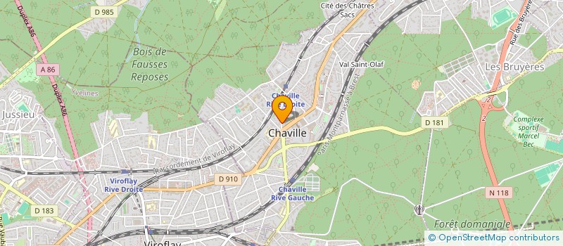 localisation de l'entreprise SBT CONSEIL à CHAVILLE