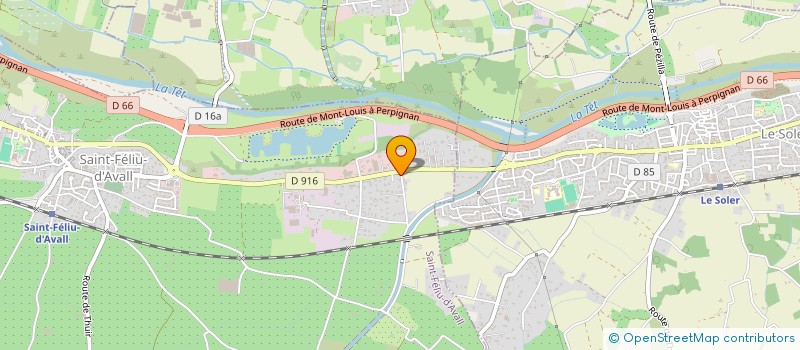 localisation de l'entreprise SBT IMMO  SAINT-FELIU-D'AVALL