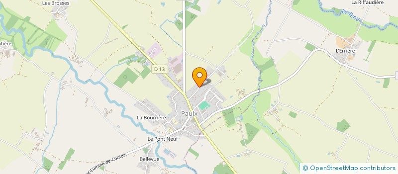 localisation de l'entreprise SBTA EVOLUTION  PAULX