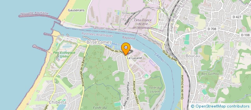localisation de l'entreprise SBTC à ANGLET