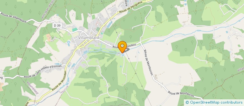 localisation de l'entreprise SBTHC  VILLAMBLARD