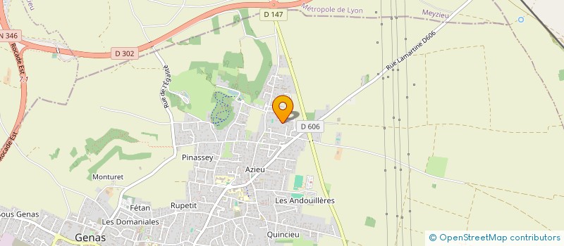 localisation de l'entreprise SBTI à GENAS