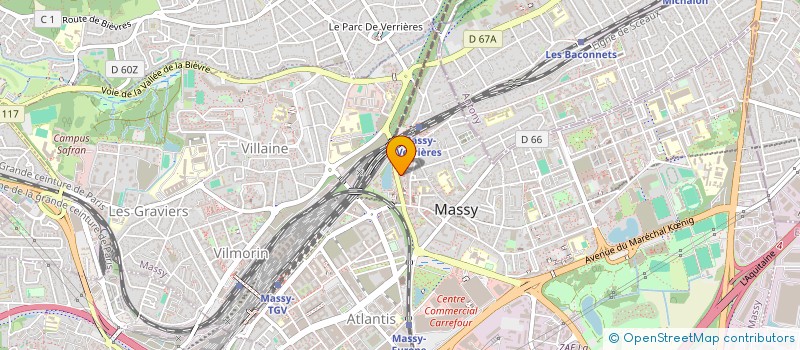 localisation de l'entreprise SBTIF à MASSY