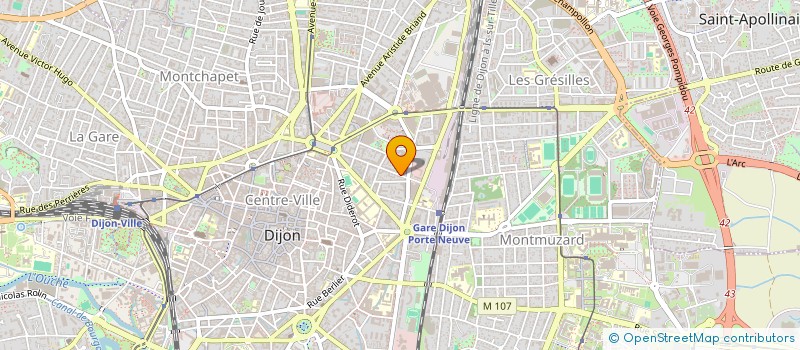 localisation de l'entreprise SBTM SECRETAN à DIJON