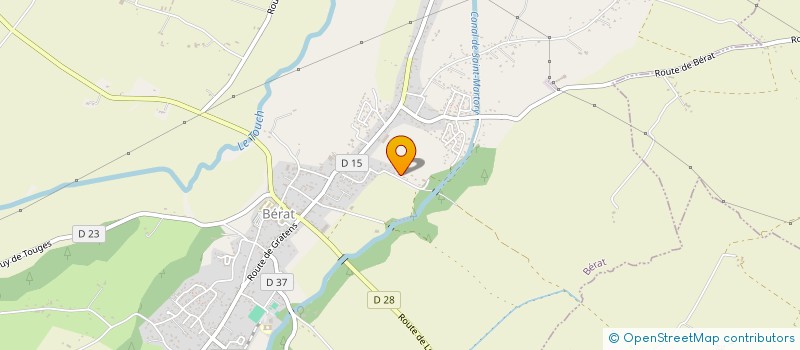 localisation de l'entreprise SBTP  BERAT