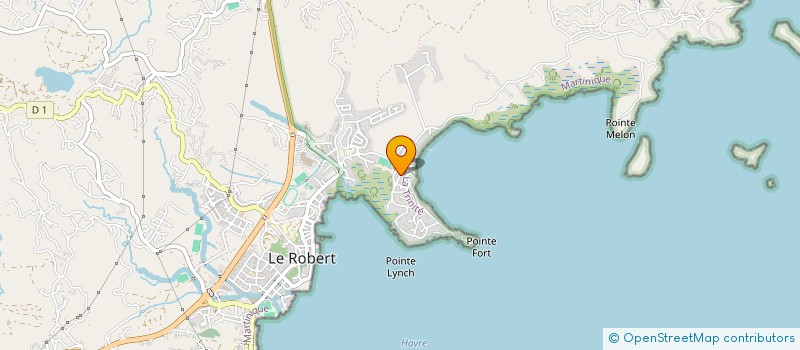 localisation de l'entreprise SBTP ANTILLAISE  LE ROBERT