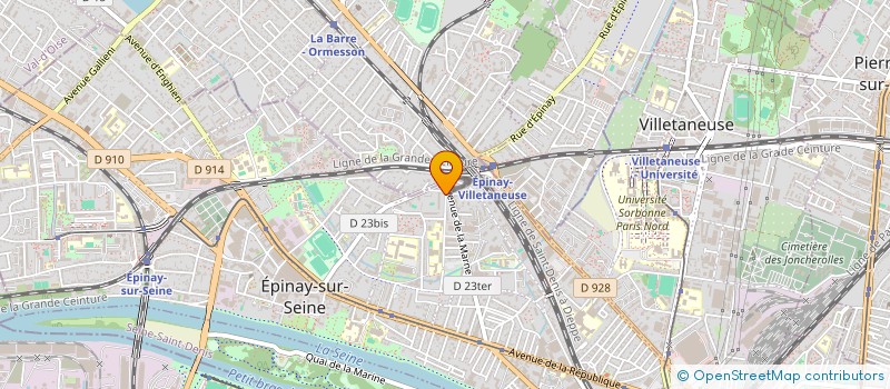 localisation de l'entreprise SBTRANSPORT à EPINAY-SUR-SEINE