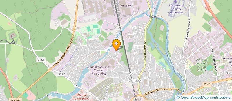 localisation de l'entreprise SBU BTP  GOLBEY