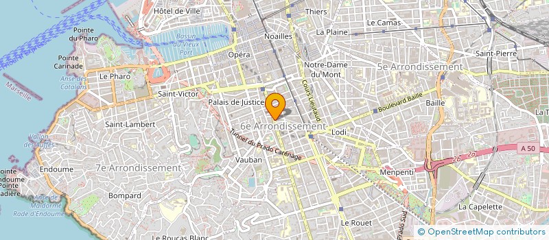 localisation de l'entreprise SBV AVOCATS AARPI  MARSEILLE