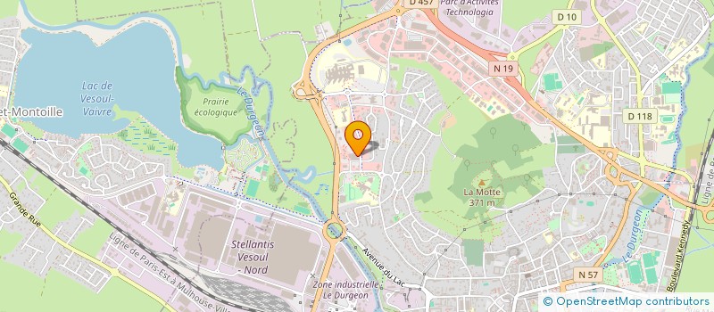 localisation de l'entreprise SBV LOISIRS  VESOUL