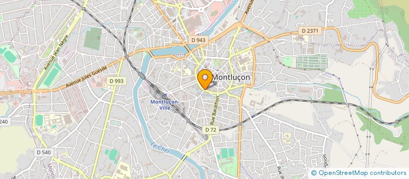 localisation de l'entreprise SBV PATRIMOINES à MONTLUCON