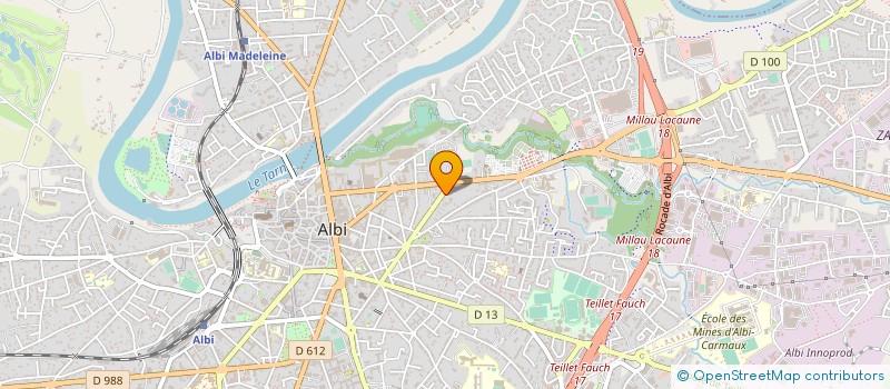 localisation de l'entreprise SBVC à ALBI
