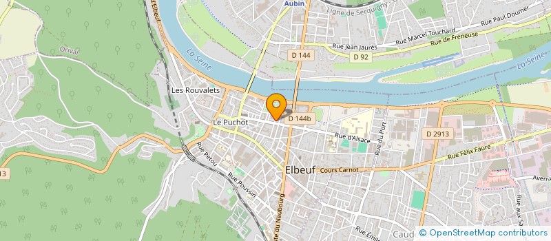 localisation de l'entreprise SBVC INVEST  ELBEUF