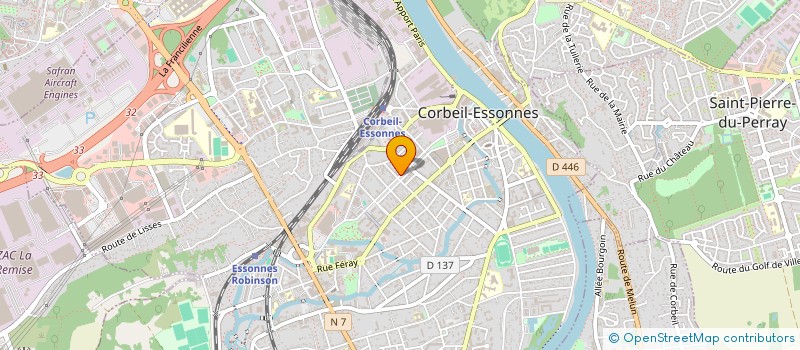 localisation de l'entreprise SBVR à CORBEIL-ESSONNES