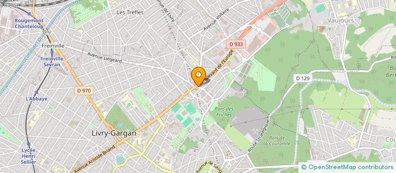 localisation de l'entreprise SBVR à LIVRY-GARGAN