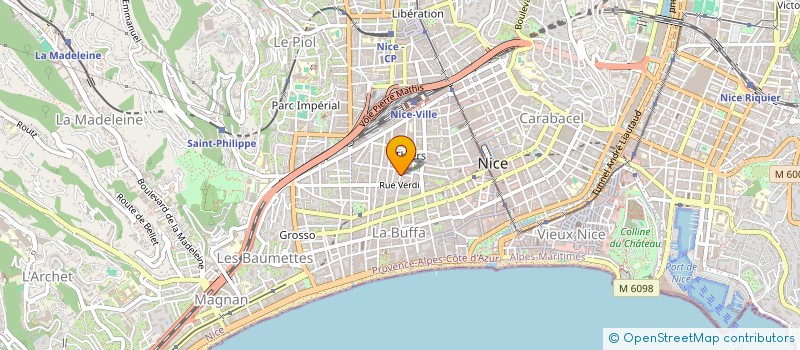 localisation de l'entreprise SBY  NICE